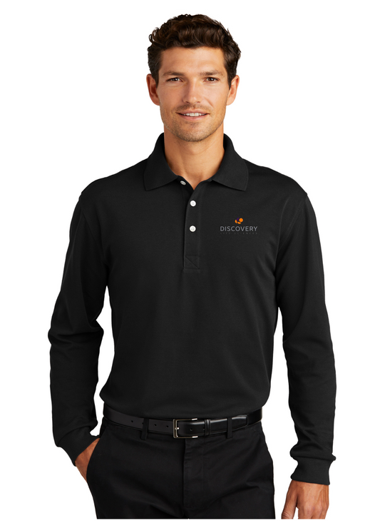 Mens Long Sleeve Polo