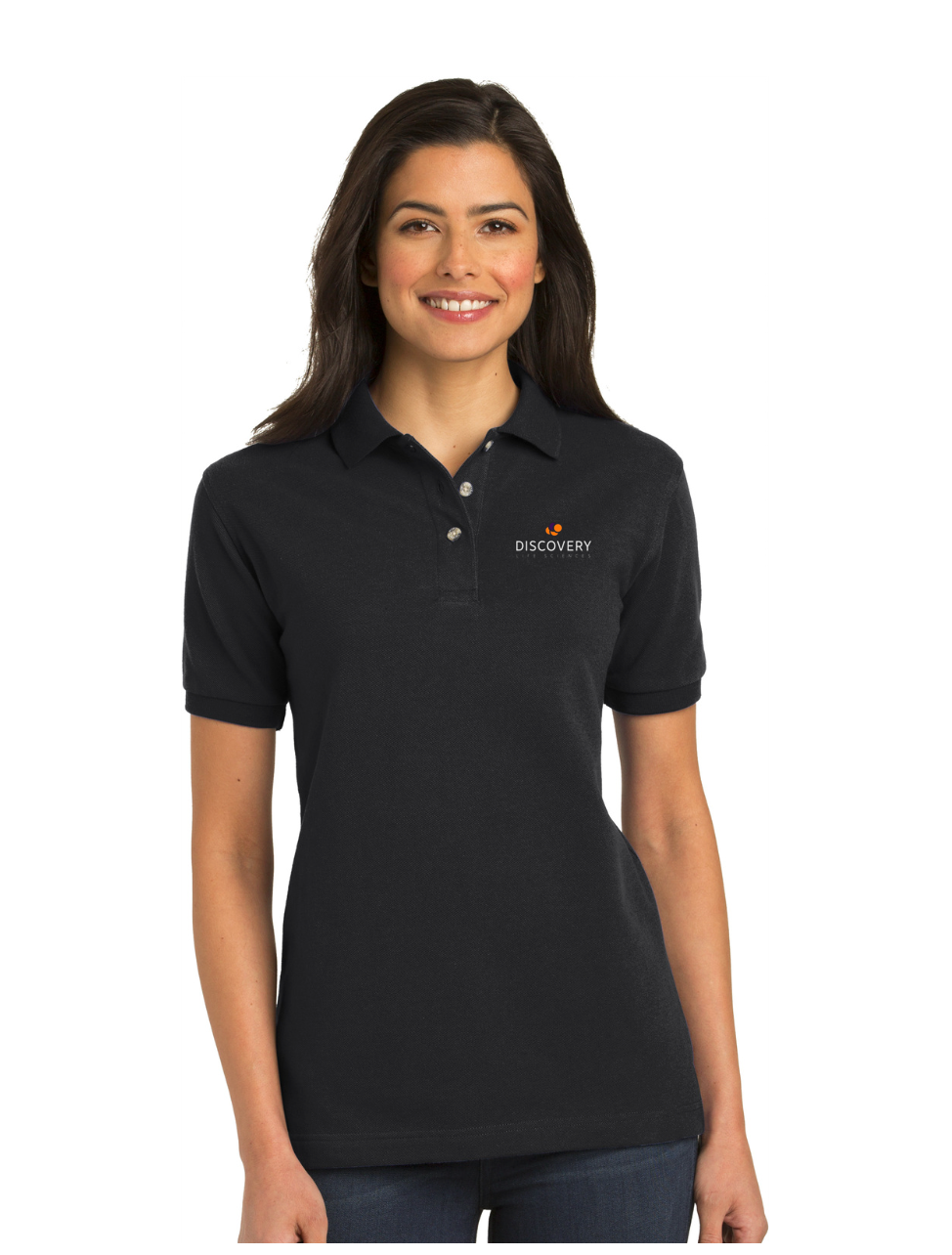 Womens 100% Cotton Pique Polo